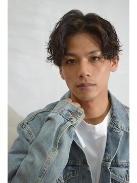 モリゲン フェローシップ レグ(MORIGEN fellowship REGU) アップバング束感ショート波巻きツーブロックマッシュ0405