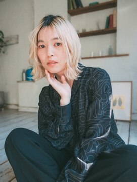 ヘアアンドリラクゼーション シャッセ(Hair&Relaxation SASE) ハイトーンボブ