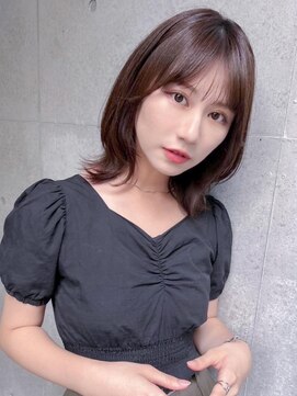オーブ ヘアー シャノン 都城店(AUBE HAIR shanon) 20代・30代_小顔ひし形ボブ