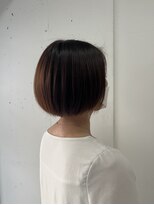 リッチアンドアンジー(RICCI&ANGIE)&nbsp;丸みショートボブ　グレーベージュ　30代　40代　50代