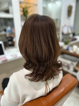 ポリッシュヘアメイク 二和向台店 大人ウルフ