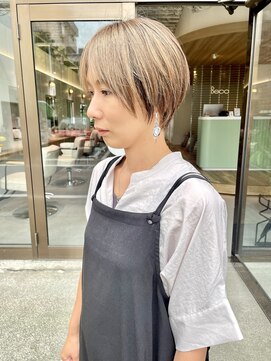 ベコ(Beco) ミルクティーベージュ大人可愛いショート20代30代40代