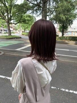 トリニティ ヘアー デザイン(TRiNiTy HAIR DESIGN) 濃いめピンク