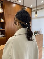 シンス(Since)&nbsp;ローポニー/ヘアセット/夏目寧々