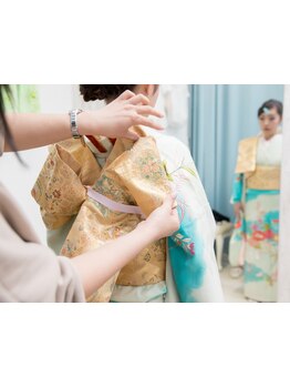 成人式/卒業式/七五三など、大切な日を彩るお手伝い*着付け・ヘアセット・ヘアメイクご相談下さい◎