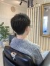 【人気No.1】メンズカット＋眉カット・シェービング＋頭浸浴ヘッドスパ