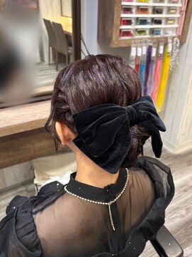 ヘアセット アリエス 新宿駅前店(aries) シニヨン