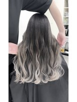 アライブ ハラジュク(ALIVE harajuku) 【Rikuto限定】バレイヤージュ シャドールーツ エンドカラー