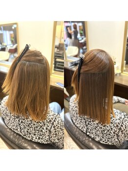 サノ(Sano)の写真/史上最高の髪質へ。髪ドラ髪質改善縮毛矯正☆抜群の手触りのストレート！ナチュラルなスタイルを叶えます♪