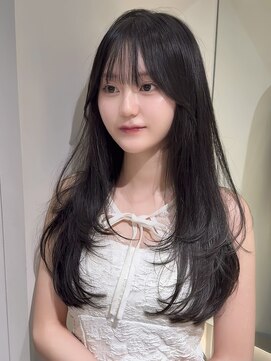 ロンドウル 熊本(Lond ulu) 韓国ヘア/ブリーチなし/顔周りカット/レイヤーカット/