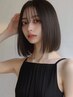 【30日予約1名様限定】カット＋ポイント矯正（前髪）　￥6500