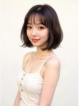 ブロウ ネックス ザ サロン 表参道(VLOW nex the salon) VLOW表参道 くすみカラー 大人可愛いボブ 似合わせ 長屋