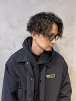 ギヴヘアインダストリー(Give hair industry)&nbsp;縦落ちツイストスパイラルメンズパーママッシュ