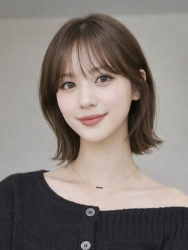 オーラ オモテサンドウ(Aura omotesando) 柔らかひし形くびれボブ