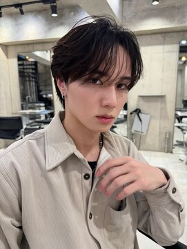 サイン メンズ 渋谷(SIGN men's) フェザーパーマダウンパーマニュアンスパーマセンターパート