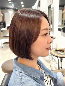 ノア(no_a) 【四条烏丸】大人ボブ×チョコレートブラウン