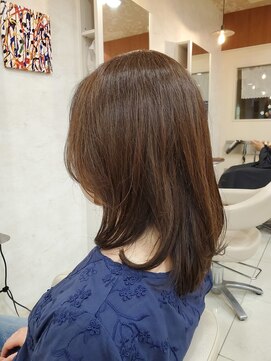 アール 滝ノ水店(#arl) ミディアムヘアベージュブラウン