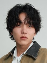 バイフィフス 原宿/表参道(by fifth)&nbsp;メンズシースルーマッシュニュアンスパーマシャドウパーマテテ風