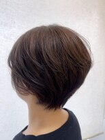 ルーファス 恵比寿 渋谷(Ruufus)&nbsp;40代50代60代　前髪なしショートボブ　2606