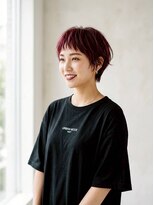 ヘアメイク アージュ 新宮店(HAIR MAKE age) ショート ワインレッド
