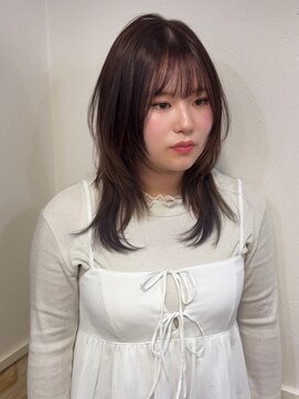 カミケン 黒岩店　kamiken・ ナチュラルカラー×ミディアムハッシュ【カミケン黒岩店/福島】