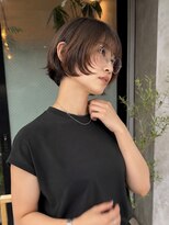 バートランド 白楽(Bertland)&nbsp;島田/顔まわりレイヤーショートボブ前髪カット似合わせ 髪質改善