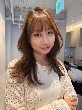 コア プラス 立川(COA PLUS) 透明感カラー韓国レイヤーカット前髪顔周り