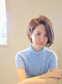 絶壁解消☆片耳かけショート