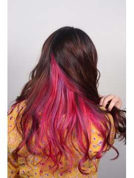 クリップ ジョイント ゴッド(CLIP JOINT GOD) インナーカラー♪ピンクinバイオレット