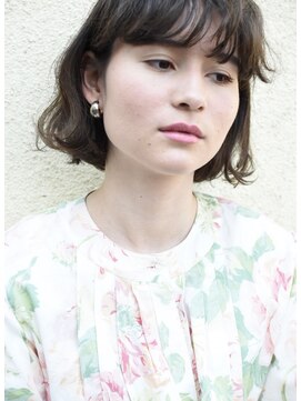 畔に yuru perm bob