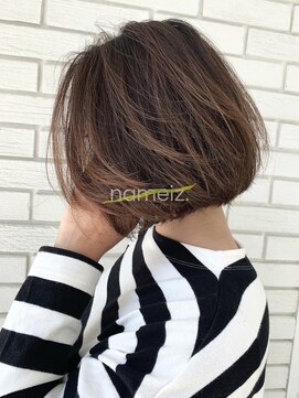 ネイミーズ 横浜関内(nameiz.) 【横浜美容室ネイミーズ】ハンドドライでキマるナチュラルボブ