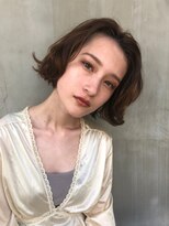 ソルトウォーター(SALT WATER)&nbsp;外国人風　ブリーチ　グレージュカラー