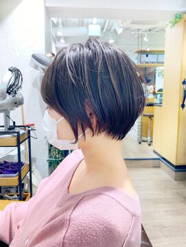 アヴァロン(AVALON) 【30代40代】横顔美人な絶壁解消ショートパーマ「永田カズヤ」