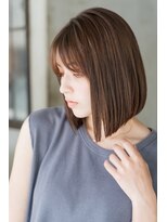 メーヴェ(Mowen) mowen×切りっぱなし×髪質改善×ストレートパーマ×ヘアオイル