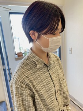 メルト 吉祥寺(melt) 20代30代40代小顔大人丸みハンサムショート前下がり透明感カラー