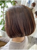 ボブ【20代/30代/40代/ハイライト/インナーカラー】D