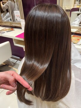 ハピネス 河原町店(Happiness) 髪質改善 レイヤーカット ベージュ グレージュ 20代 30代 40代