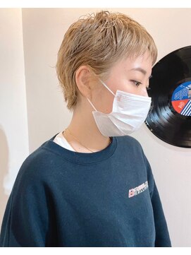 デート 下北沢(DATE) ダブルカラーホワイトベージュカラーケアブリーチハイトーン韓国