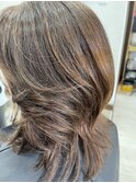 くせ毛を利用したレイヤースタイル