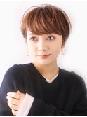 マッシュショート/前髪あり/表参道/30代40代50代