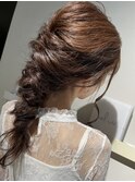 【結婚式ヘアアレンジ×ラプンツェル】