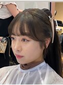 韓国風/顔周りカット/銀座