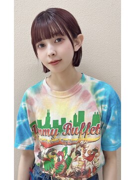 シャンプーボーイ 赤髪bob