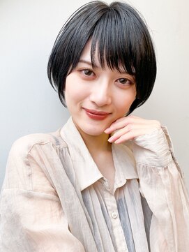 ソア 渋谷(soar) 30代40代50代ハンサムショート/くびれヘア/メルティカラー/小顔