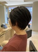 50代ボリュームない方必見！乾かしただけでまとまるショートボブ