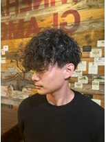 ヒロギンザバーバーショップ 神楽坂店(HIRO GINZA BARBER SHOP)&nbsp;波巻きパーマ