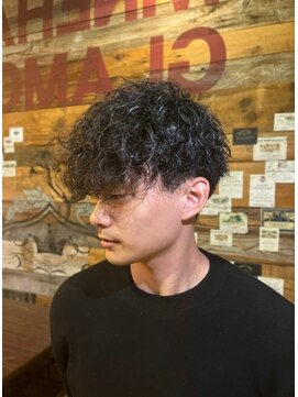 ヒロギンザバーバーショップ 神楽坂店(HIRO GINZA BARBER SHOP) 波巻きパーマ