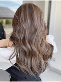 20代30代40代外国人風ハイライトバレイヤージュブリーチ立体感