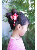ヘアセット＃七五三＃七五三ヘアアレンジ