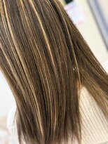 ニーノバイヘアーカラートウキョウ(nino by HAIR COLOR TOKYO)&nbsp;全体ハイライト＋TR【盛岡/高品質ヘアカラー専門店】